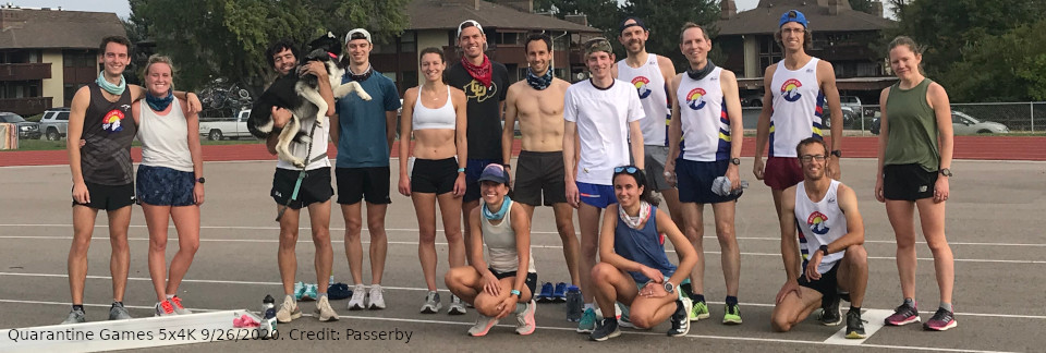 2020 Quarantine Games 5x4K race group
